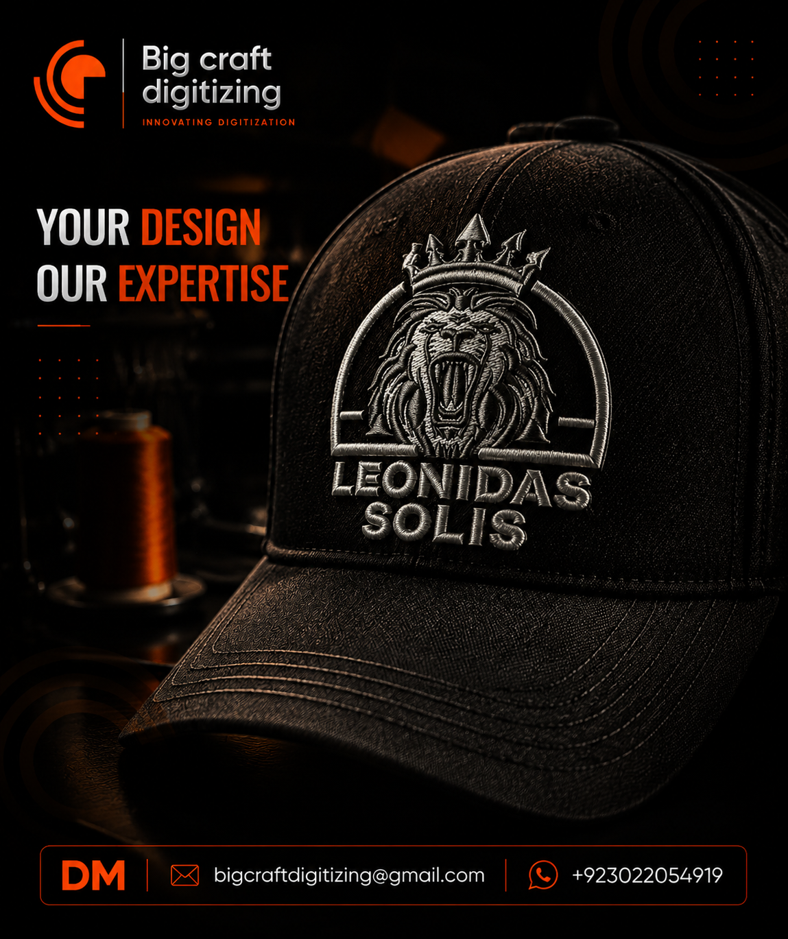 Big Craft Digitizing embroidery work