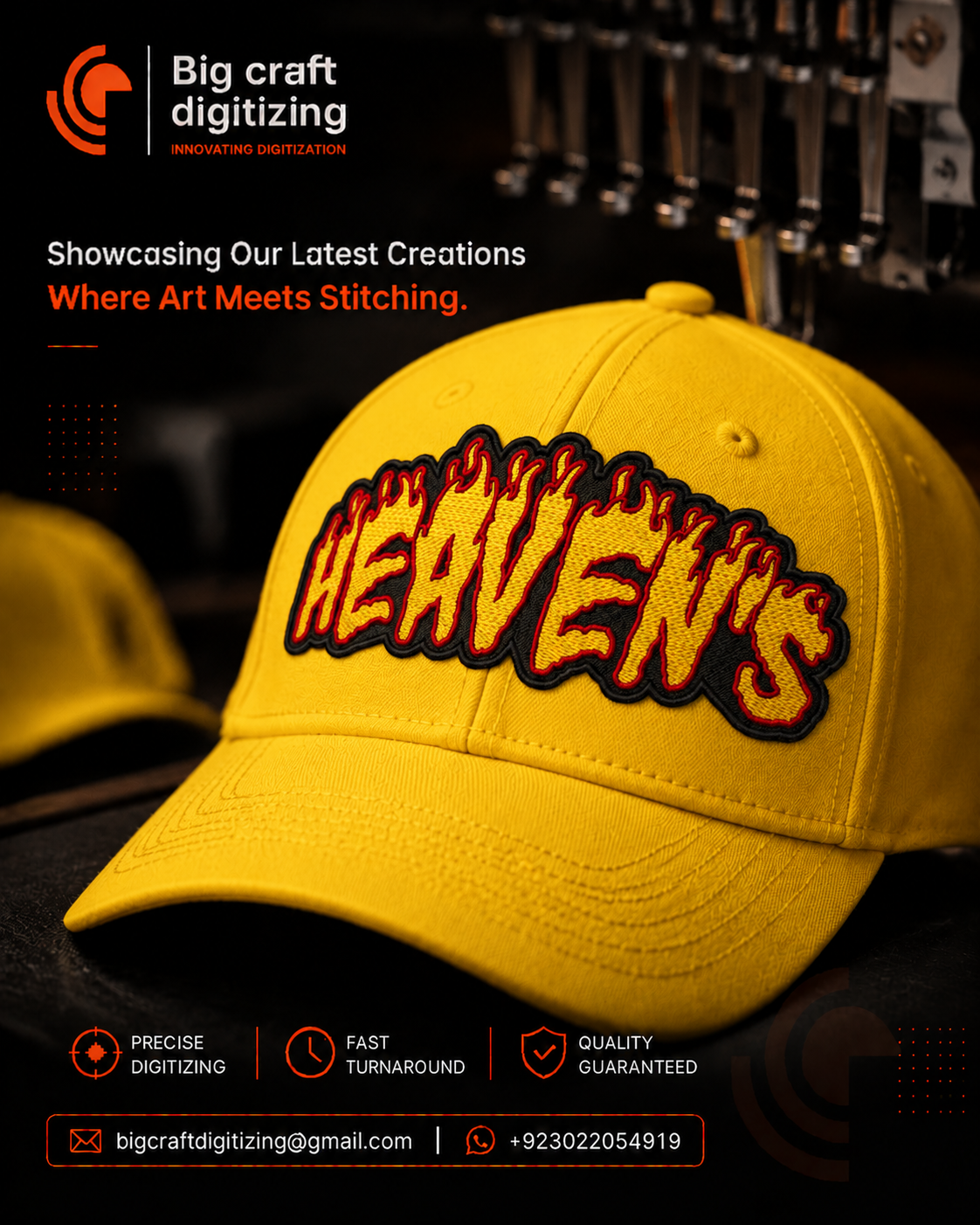 Big Craft Digitizing embroidery work